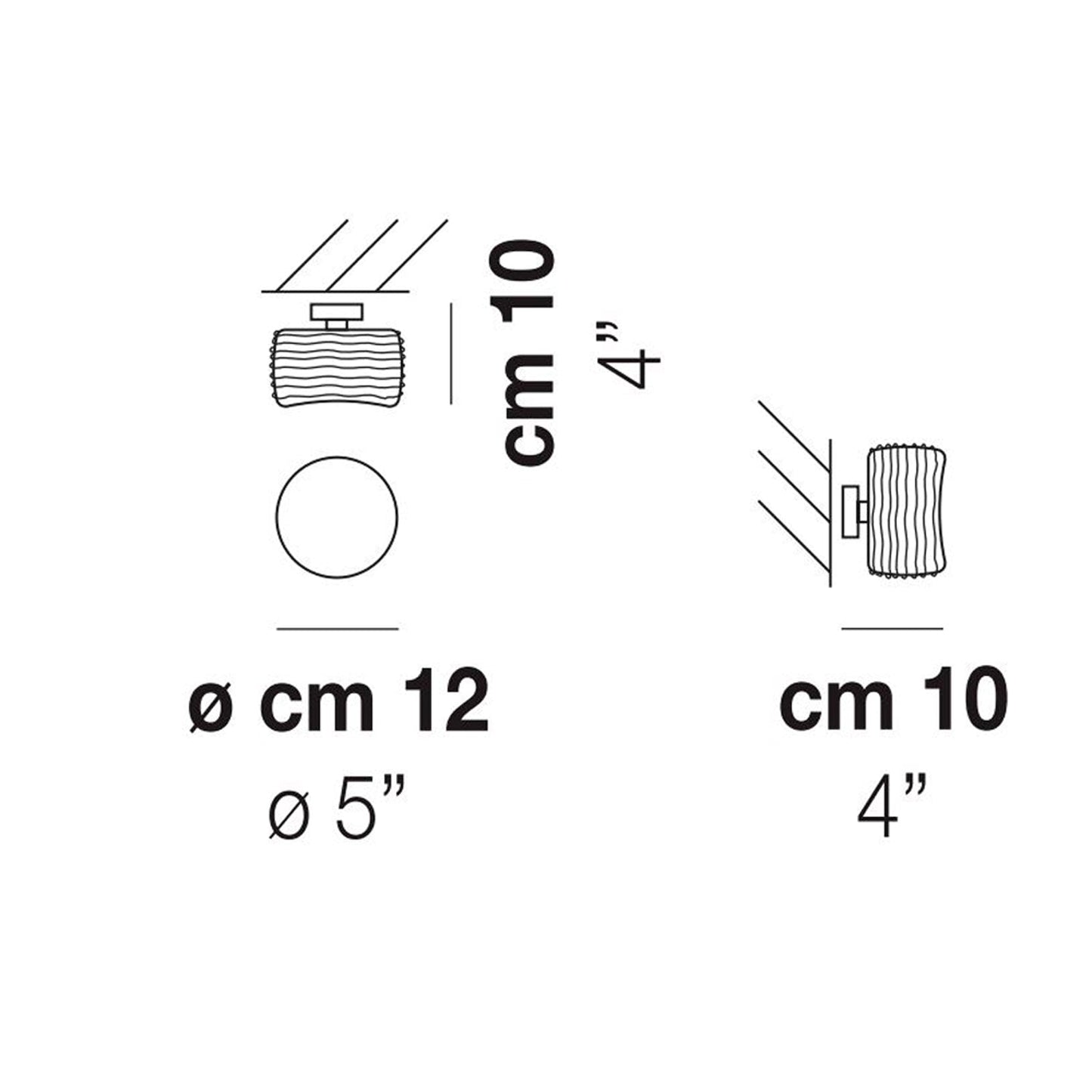 Damasco Spot Light - line drawing.