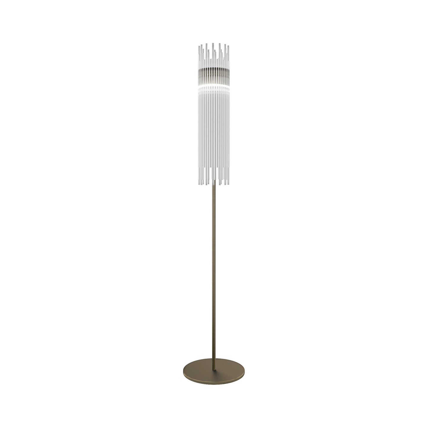 Diadema Floor Lamp in Matt Bronze (31-Inch).