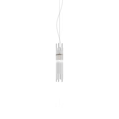 Diadema Pendant Light in Matt Bronze (19-Inch/3.5-Inch).