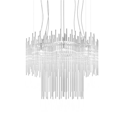 Diadema SP C_2 Chandelier in Glossy Chrome.