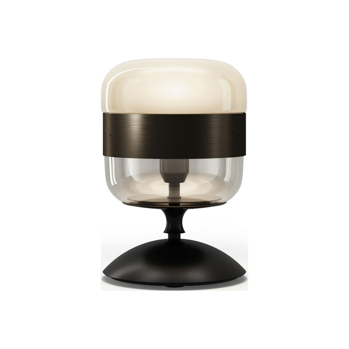 Futura Table Lamp in Amber Brass (Small).