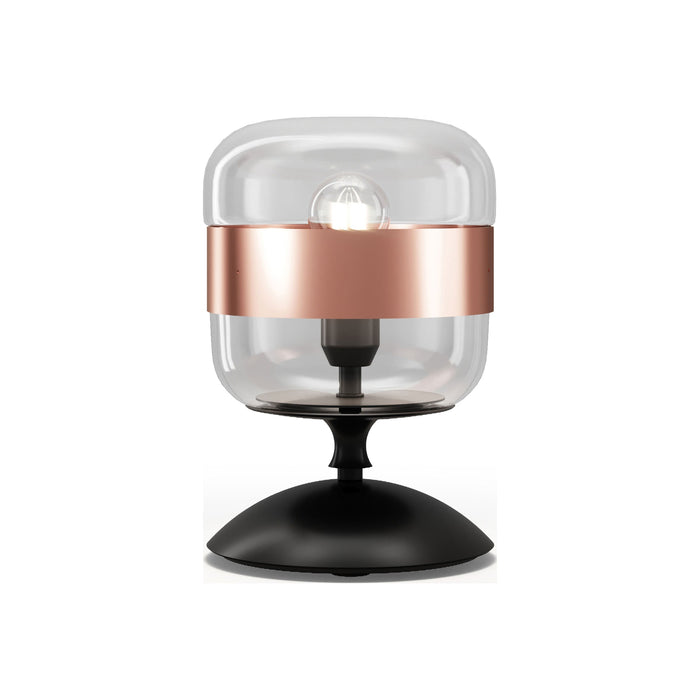 Futura Table Lamp in Crystal Copper (Small).