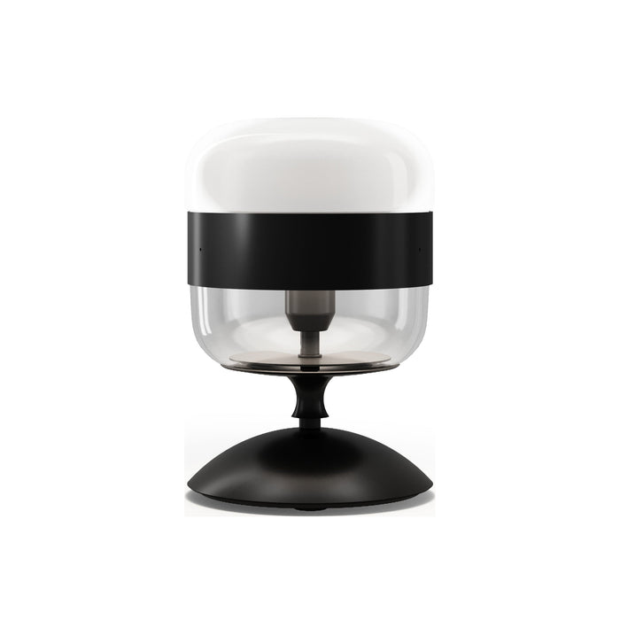 Futura Table Lamp in White Black (Small).