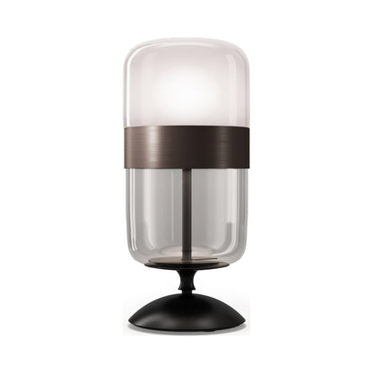 Futura Table Lamp in Smoky Brown (Large).