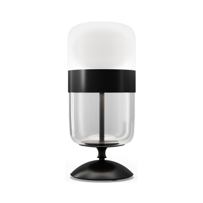 Futura Table Lamp in White Black (Large).