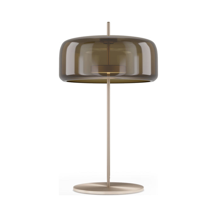 Jube G LED Table Lamp in Burned Earth Transparent/Matt Gold.