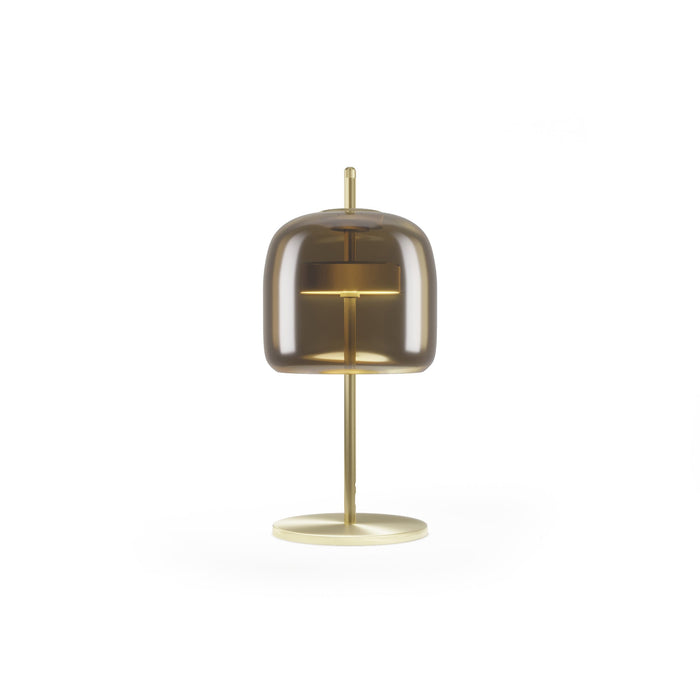 Jube LED Table Lamp in Burned Earth Transparent/Matt Gold (Small).
