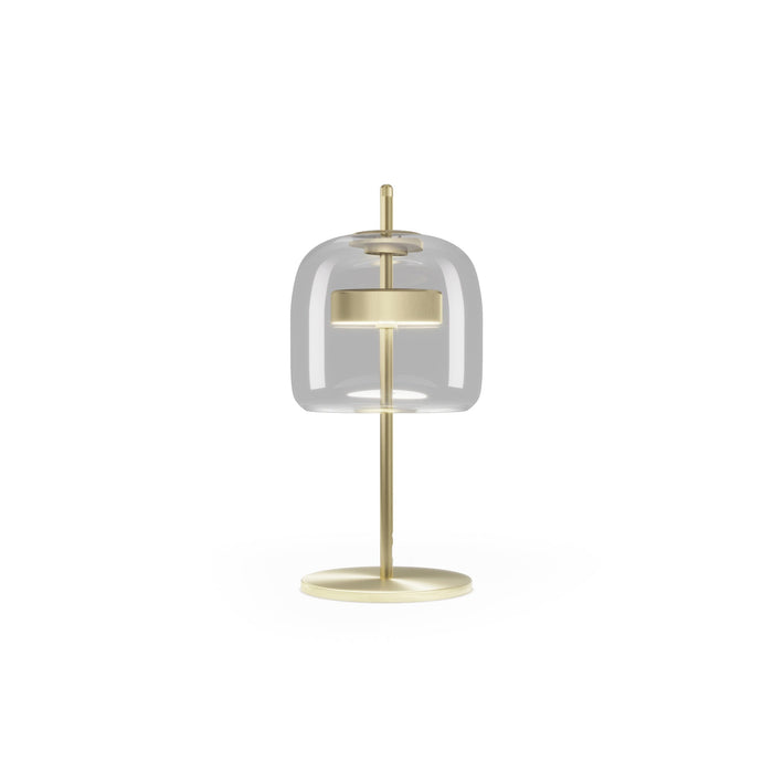 Jube LED Table Lamp in Crystal Transparent/Matt Gold (Small).