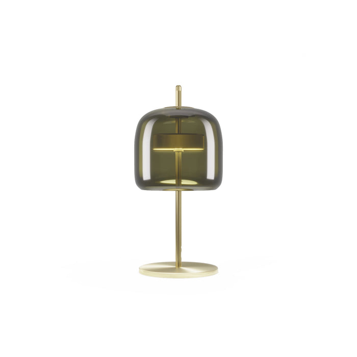 Jube LED Table Lamp in Old Green Transparent/Matt Gold (Small).