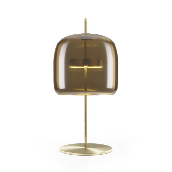 Jube LED Table Lamp in Burned Earth Transparent/Matt Gold (Medium).