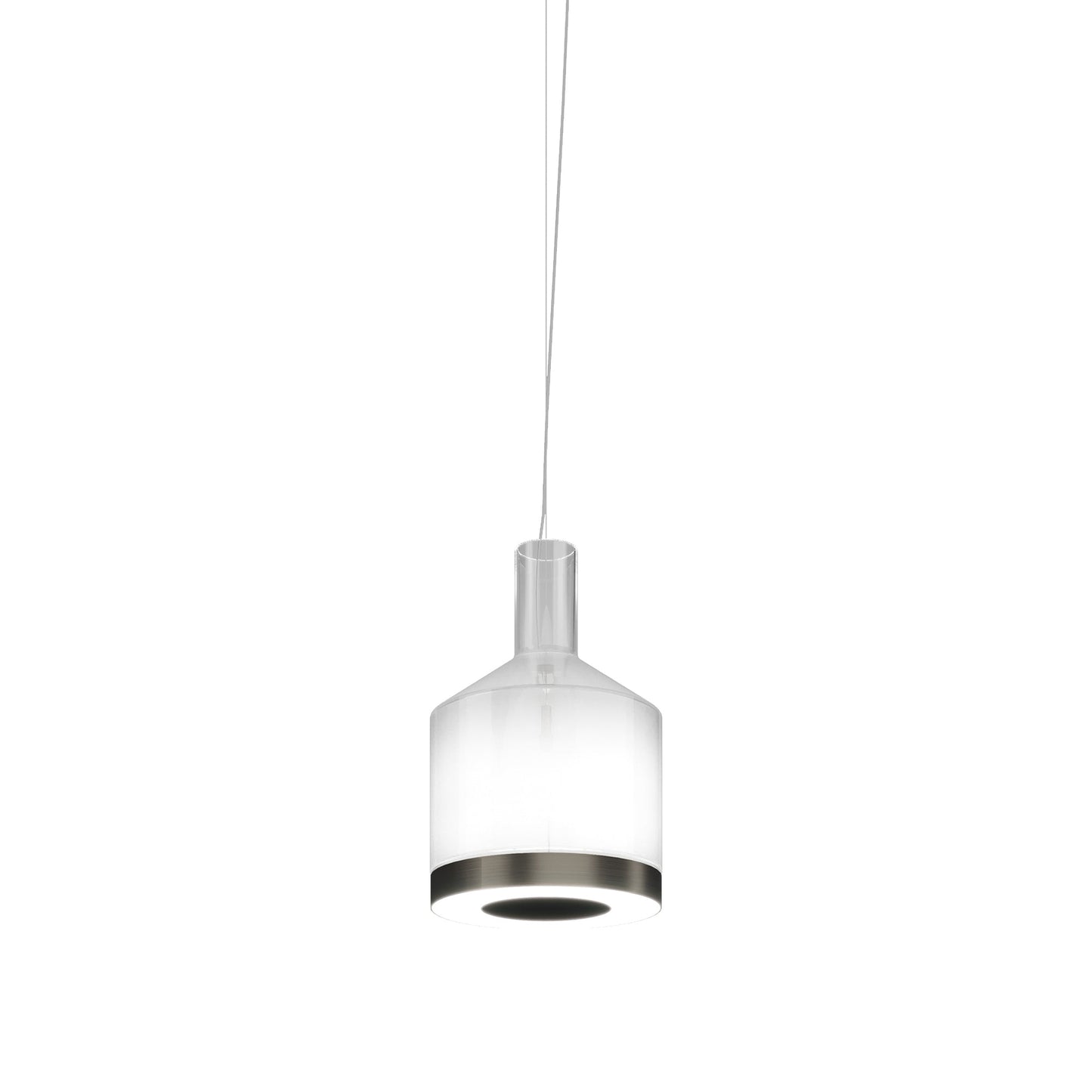 Medea SP 1 LED Pendant Light in White Shaded.