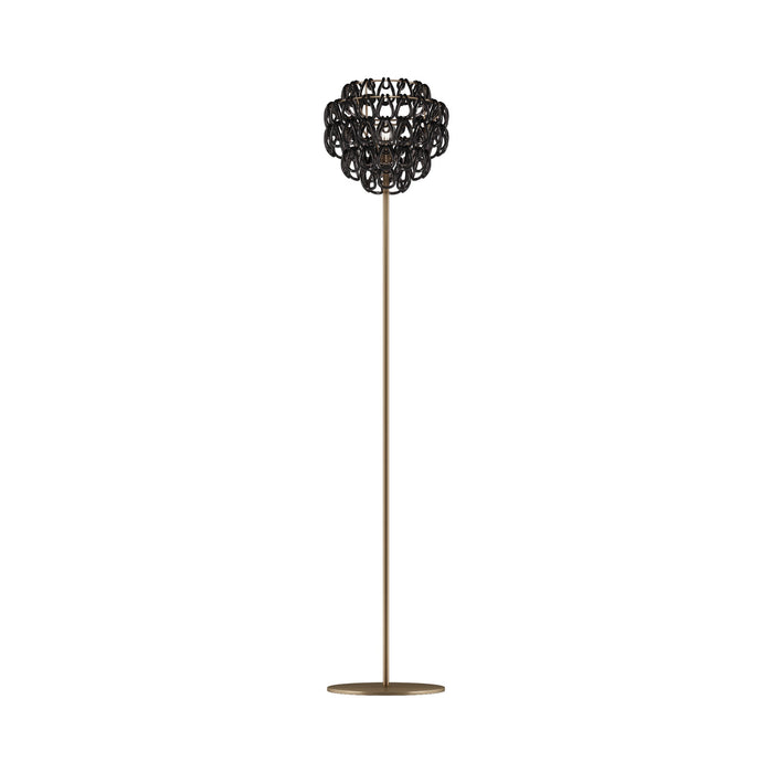 Minigiogali Floor Lamp in Black/Matt Bronze.