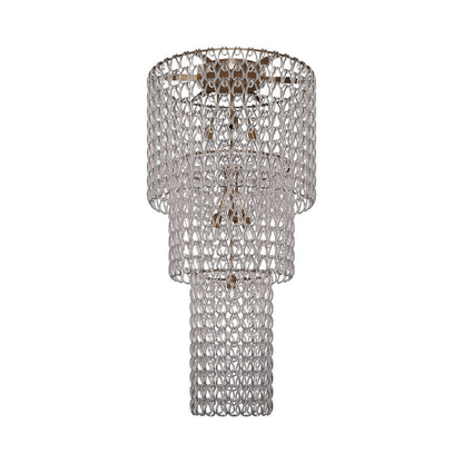 Minigiogali PL CA3 Flush Mount Ceiling Light in Crystal Silver/Matt Bronze.