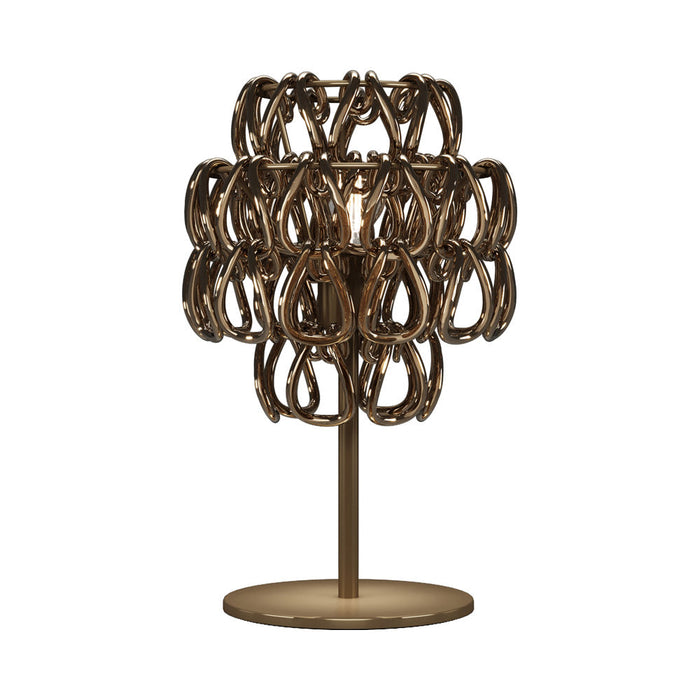 Minigiogali Table Lamp in Crystal Bronze/Matt Bronze.