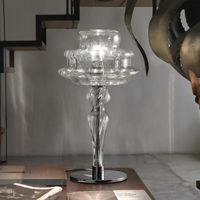 Novecento Table Lamp in living room.