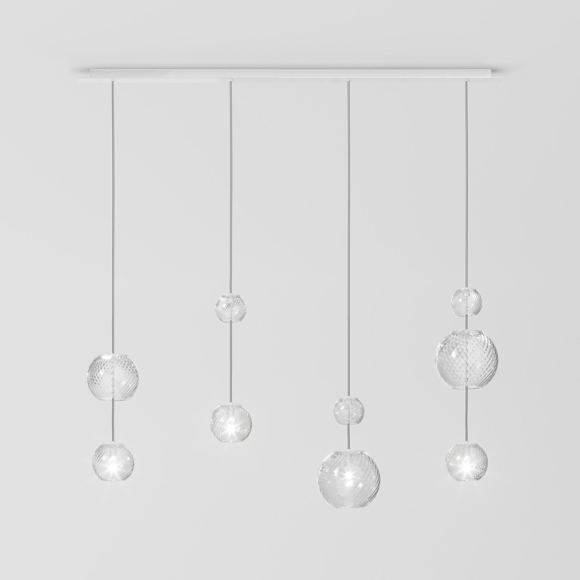 Oto Linear Pendant Light in Detail.