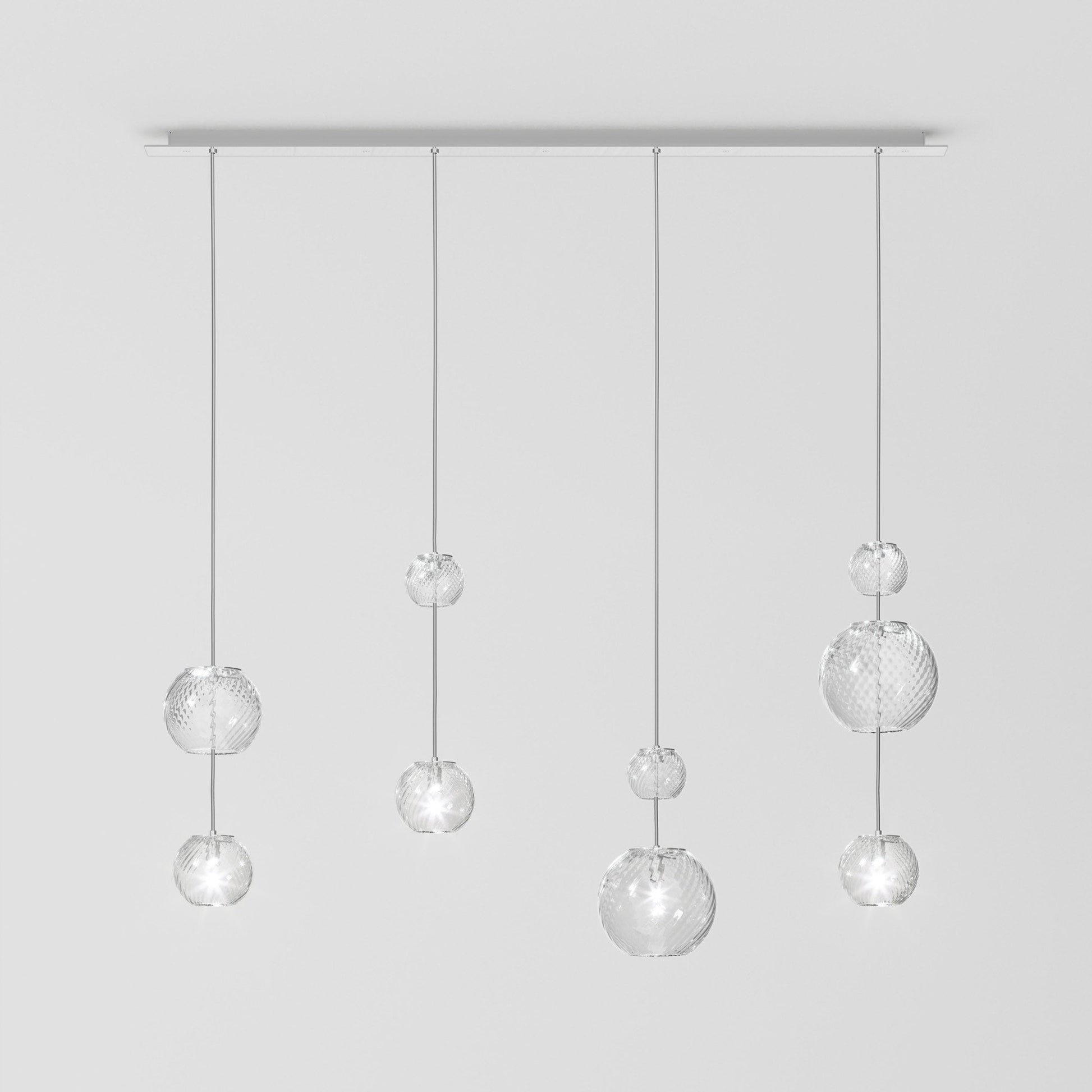 Oto Linear Pendant Light in Detail.