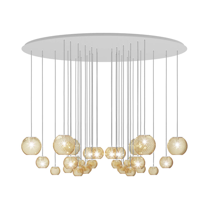 Oto Sp Cha Chandelier - line drawing.