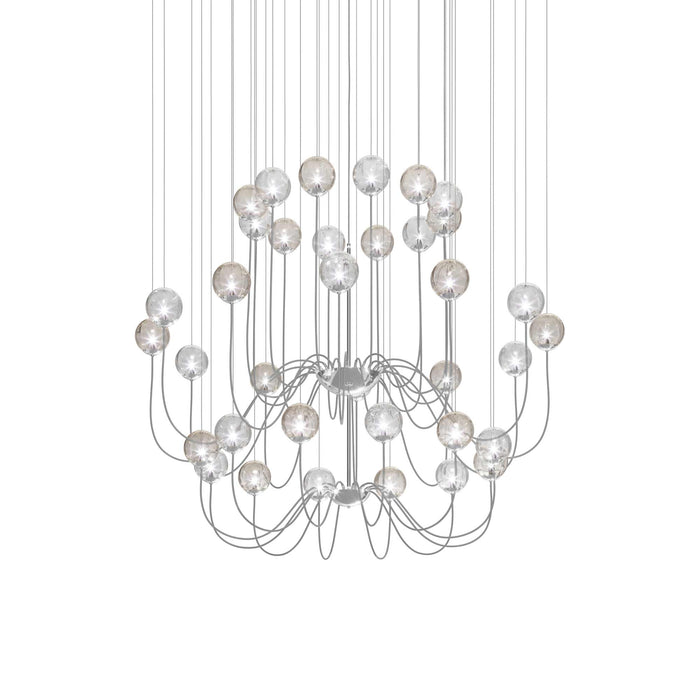 Puppet Chandelier in Multicolor 3/Glossy Chrome (36-Light).