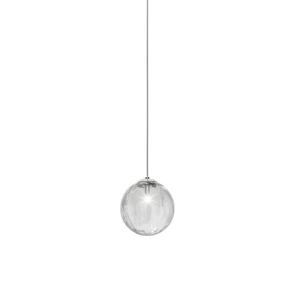 Puppet Pendant Light in Crystal Transparent/Glossy Chrome (Medium).