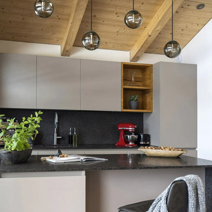 Puppet Pendant Light in kitchen.