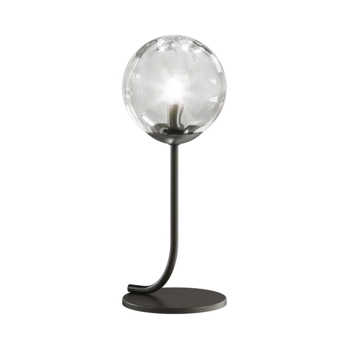 Puppet Table Lamp in Crystal Transparent/Matt Black.