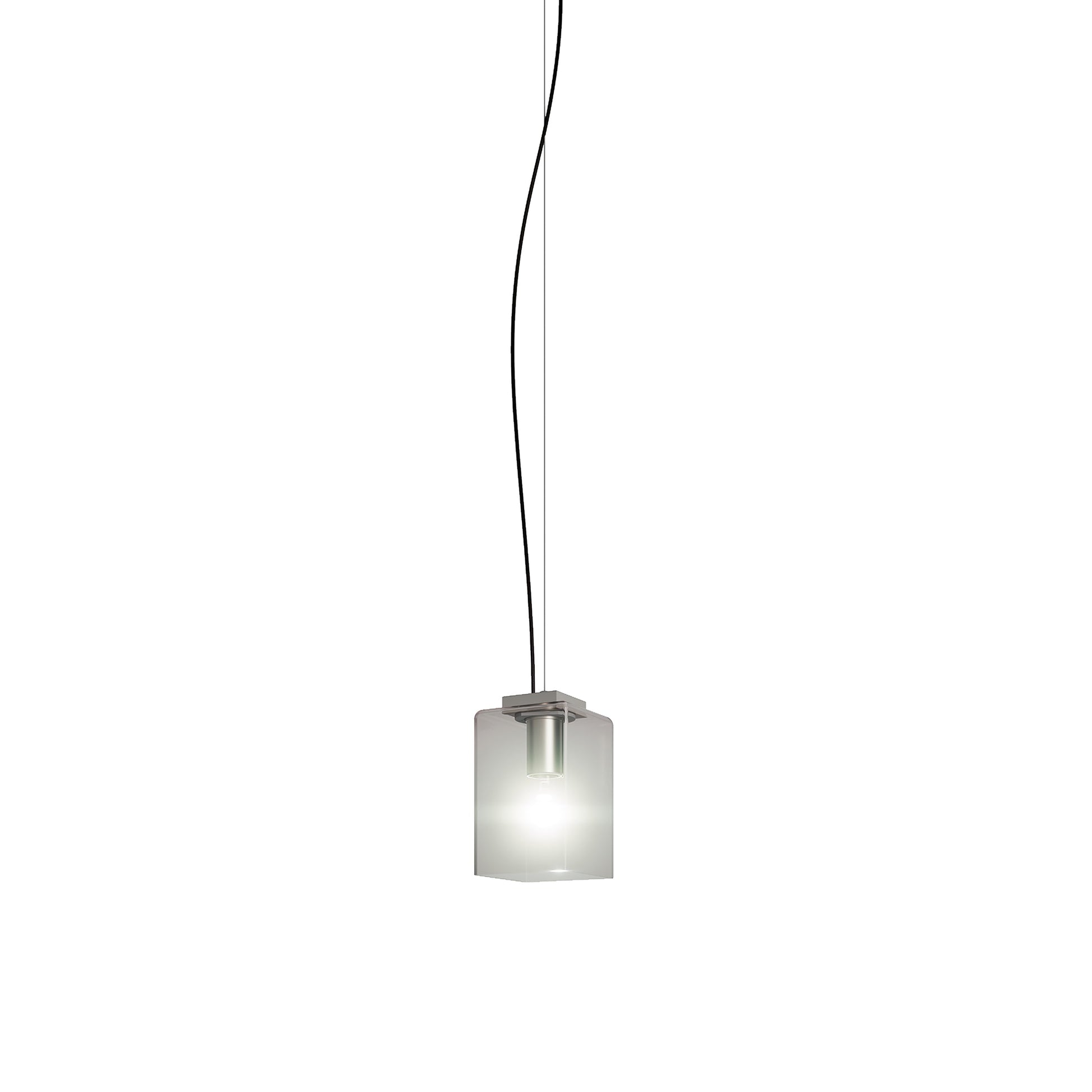 Tubes Pendant Light in Smoky Transparent (8-Inch).