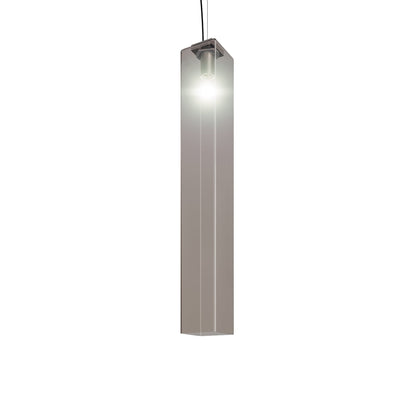 Tubes Pendant Light in Smoky Transparent (35-Inch).
