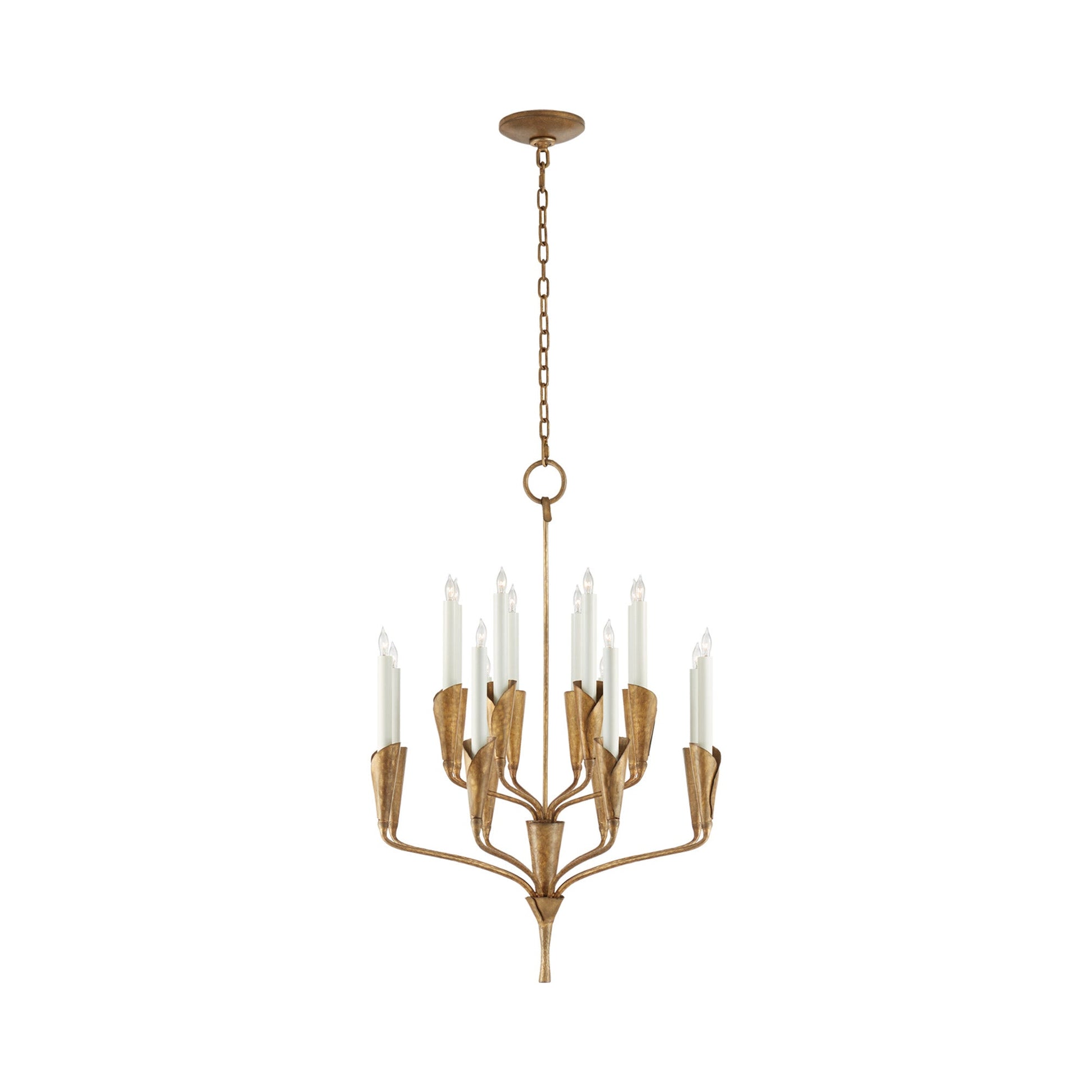 Aiden Chandelier in Gilded Iron (Small).