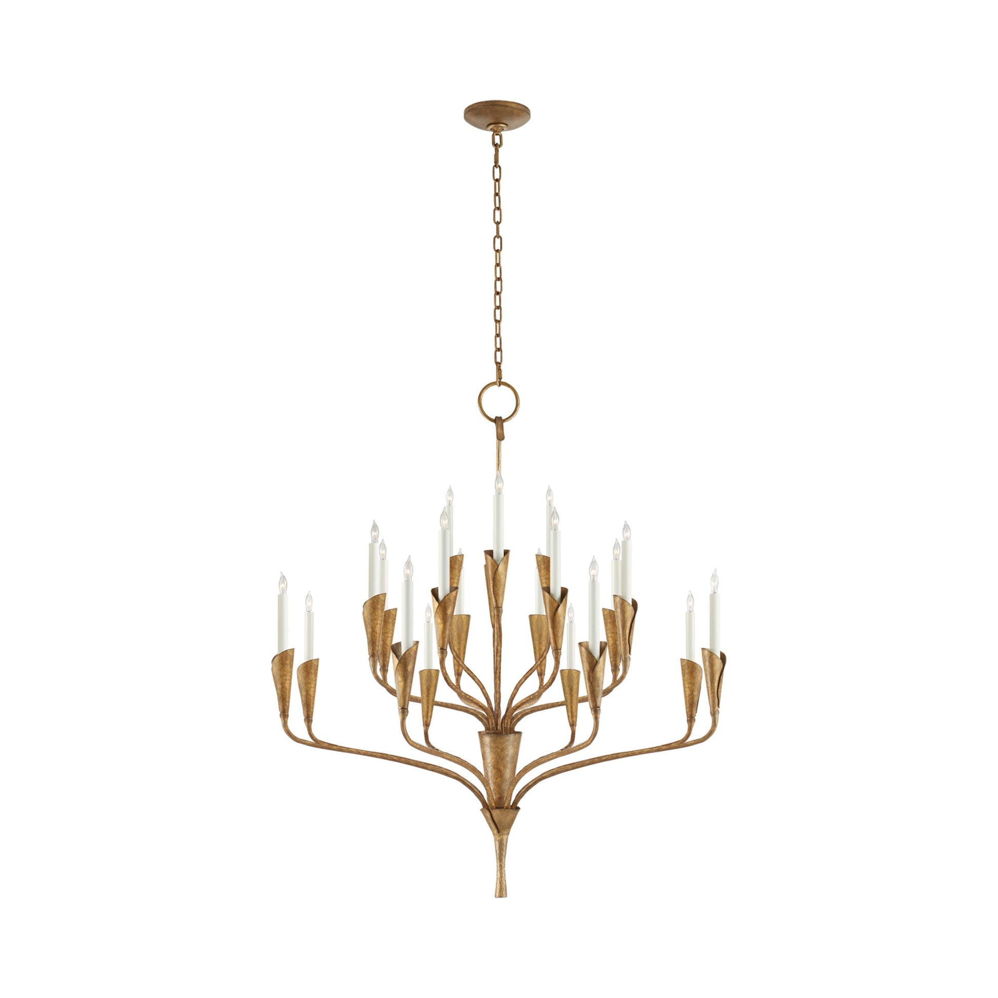 Aiden Chandelier in Gilded Iron (Large).