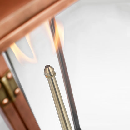 Albermarle Outdoor Gas Wall Light in Detail.