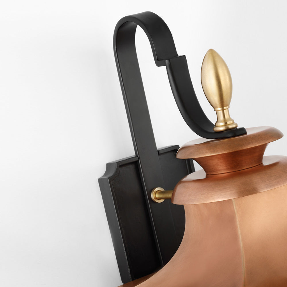 Albermarle Outdoor Gas Wall Light in Detail.