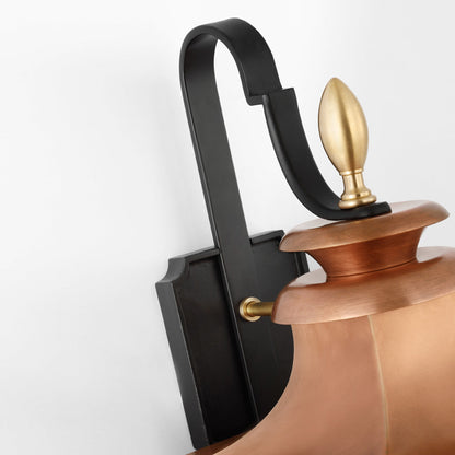 Albermarle Outdoor Gas Wall Light in Detail.