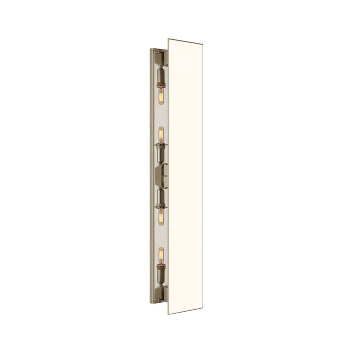 Albertine Wall Light in Polished Nickel/Glass (Large).