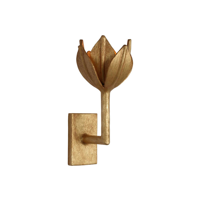 Alberto Wall Light in Antique Gold Leaf (Small).