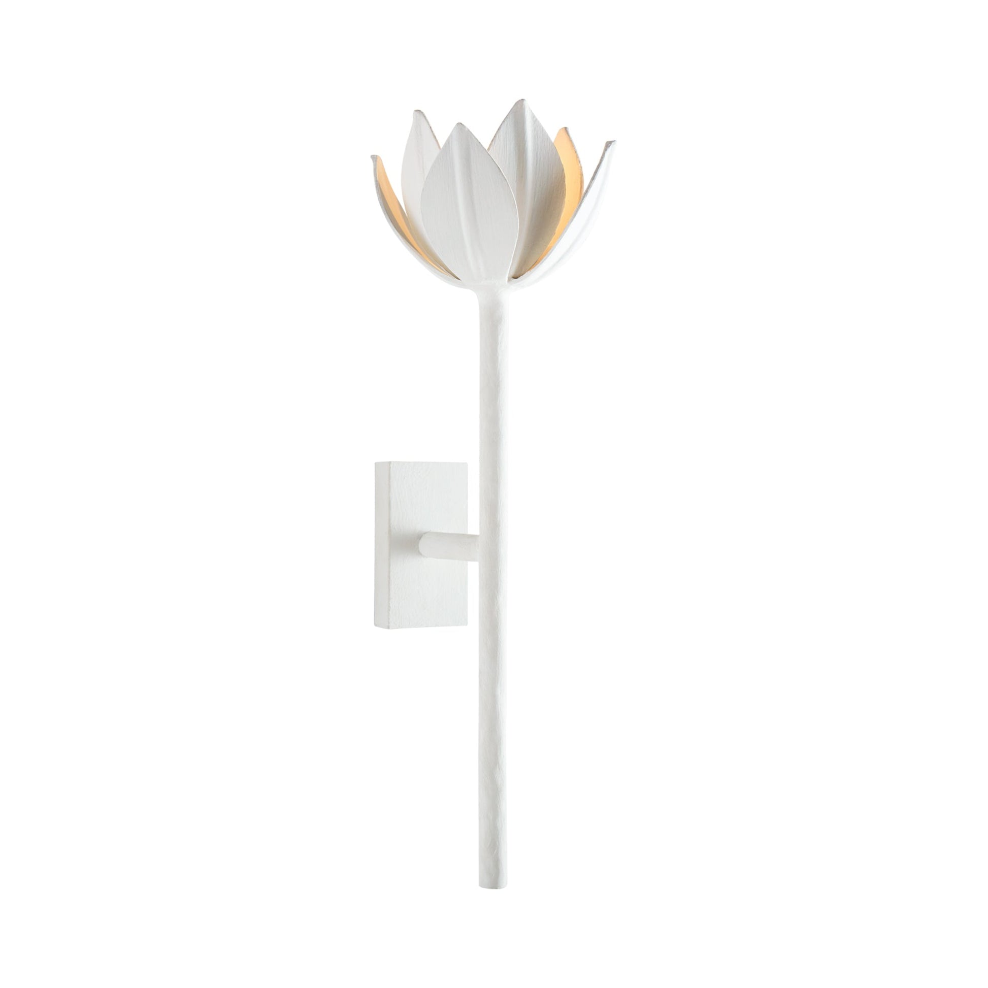 Alberto Wall Light in Plaster White (Medium).
