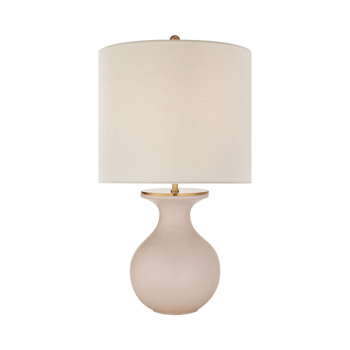 Albie Table Lamp in Blush.