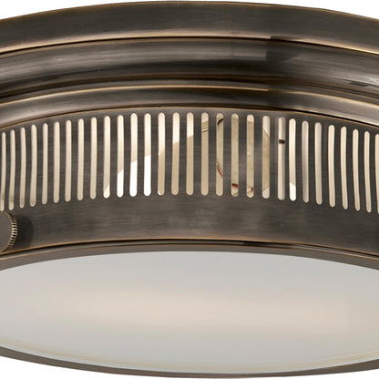 Alderly Flush Mount Ceiling Light in Detail.