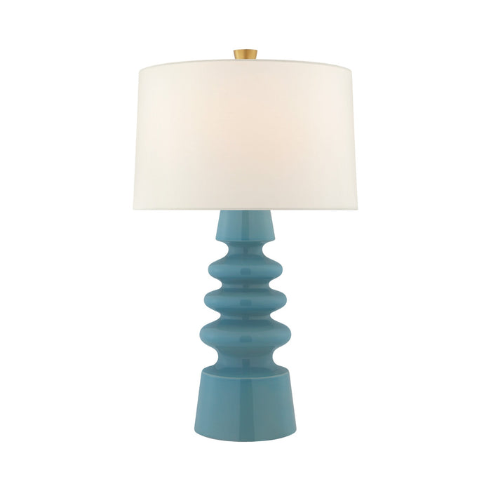 Andreas Table Lamp in Blue Jade.