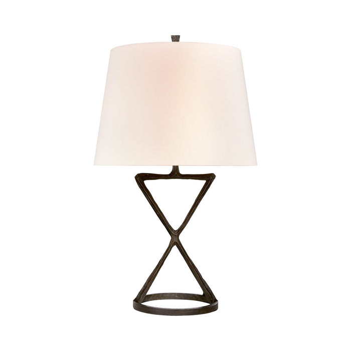 Anneu Table Lamp in Aged Iron.