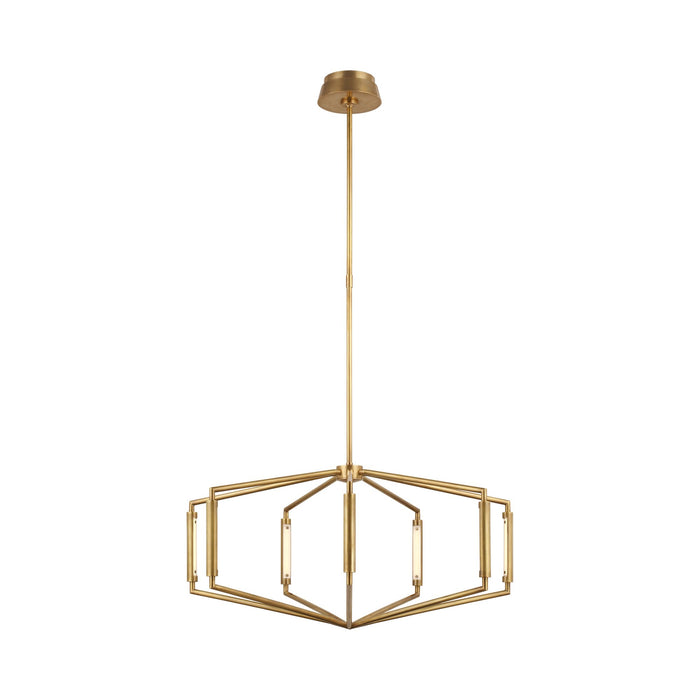 Appareil LED Chandelier in Antique-Burnished Brass (Small).