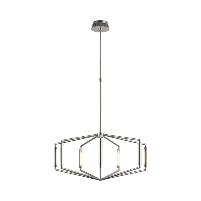 Appareil LED Chandelier in Polished Nickel (Small).