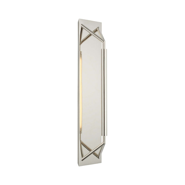 Appareil LED Wall Light in Polished Nickel.