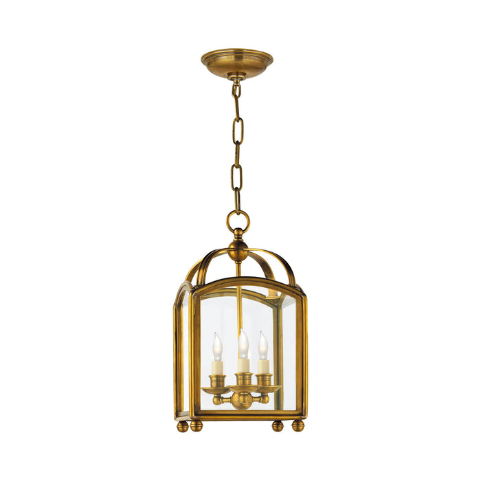 Arch Top Pendant Light in Antique-Burnished Brass (Mini).
