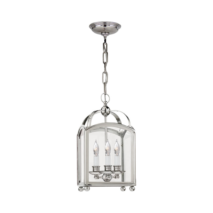 Arch Top Pendant Light in Polished Nickel (Mini).