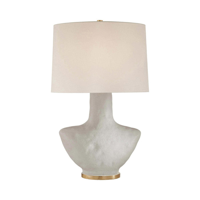 Armato Table Lamp in Porous White/Linen.
