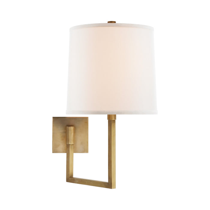 Aspect Wall Light in Soft Brass (Large).
