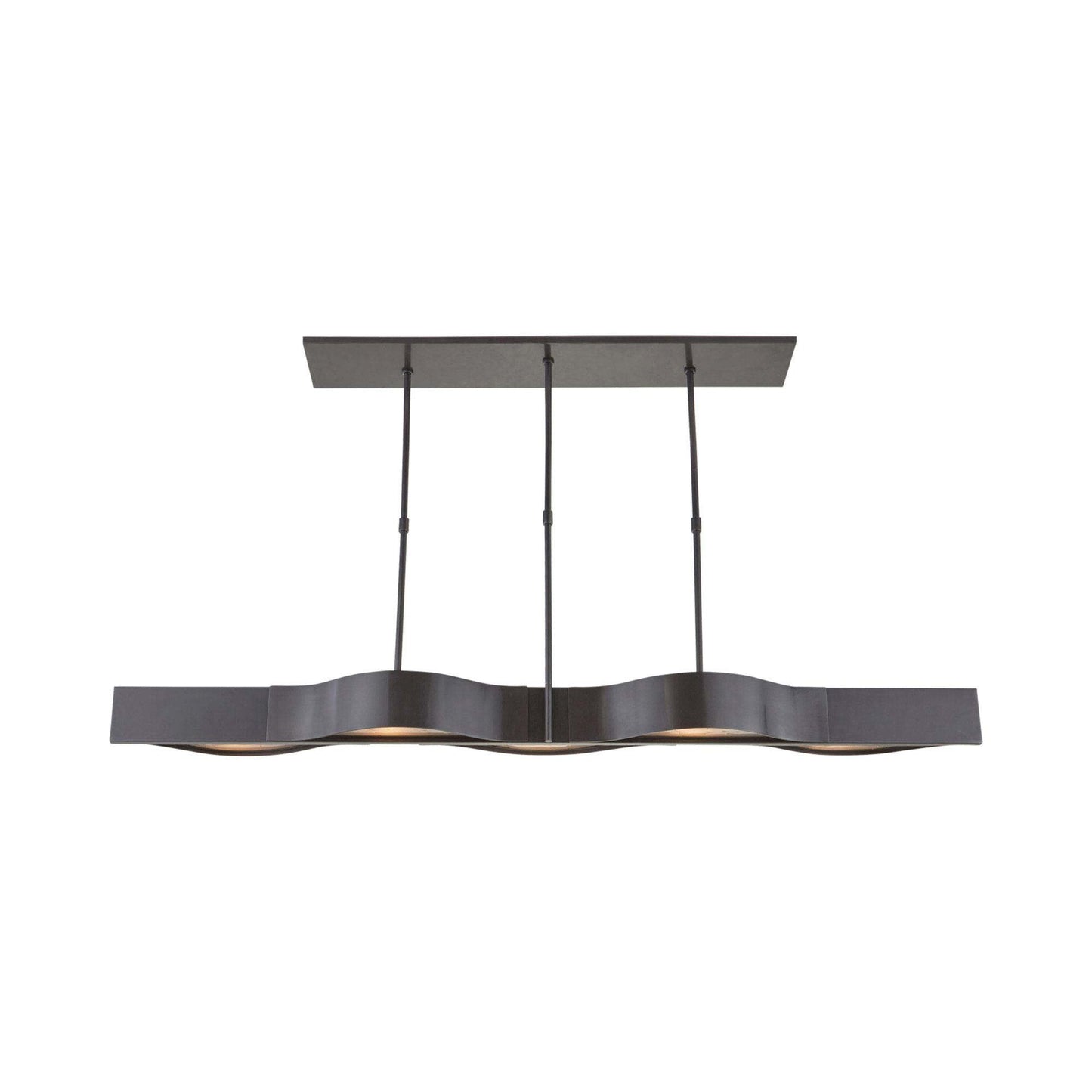 Avant Linear Pendant Light in Bronze.