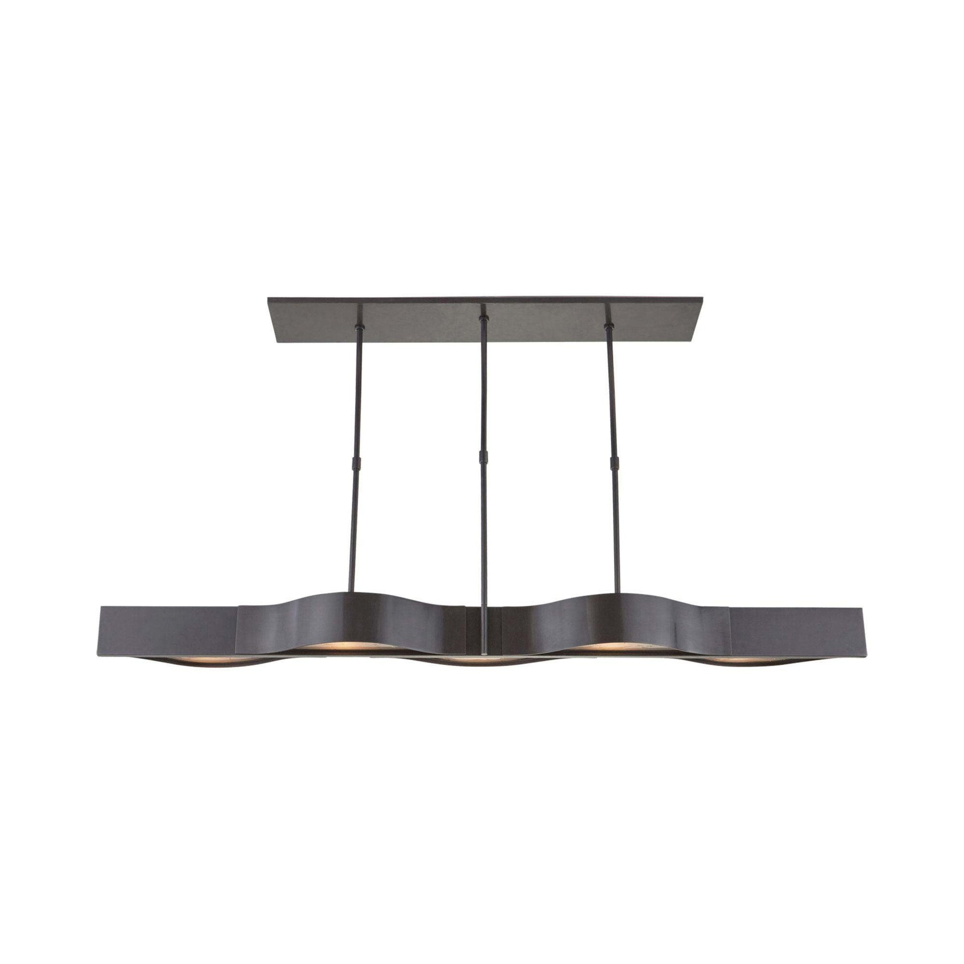 Avant Linear Pendant Light in Bronze.