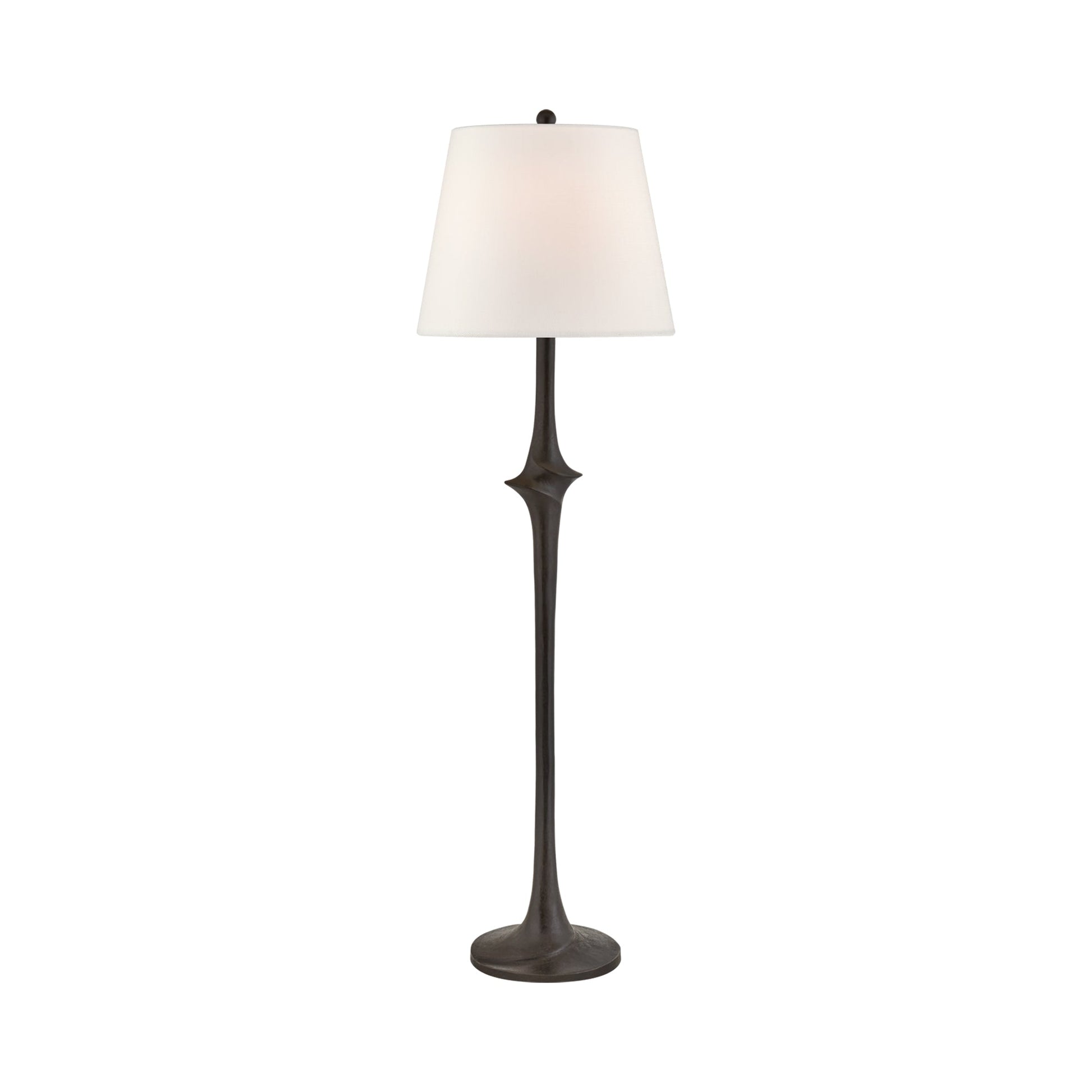 Bates Floor Lamp in Aged Iron.